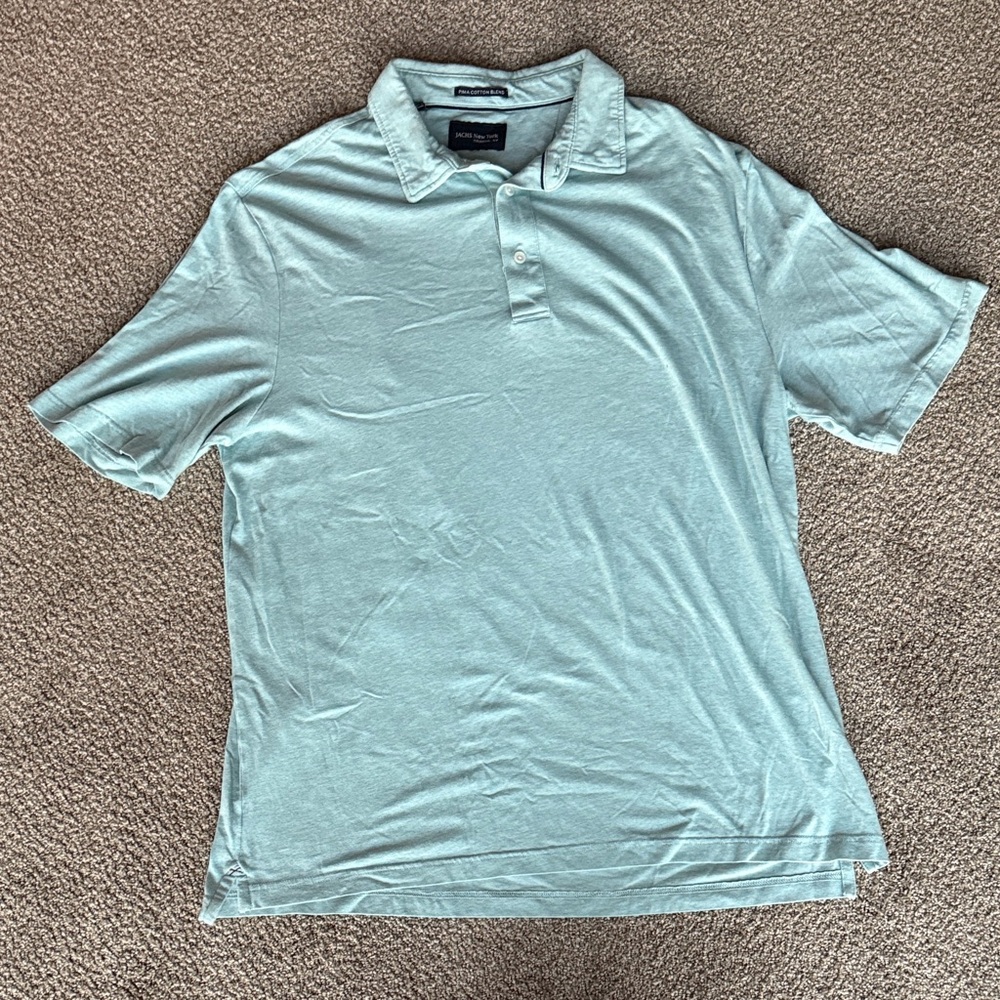 Classic Aqua Polo Shirt for Men